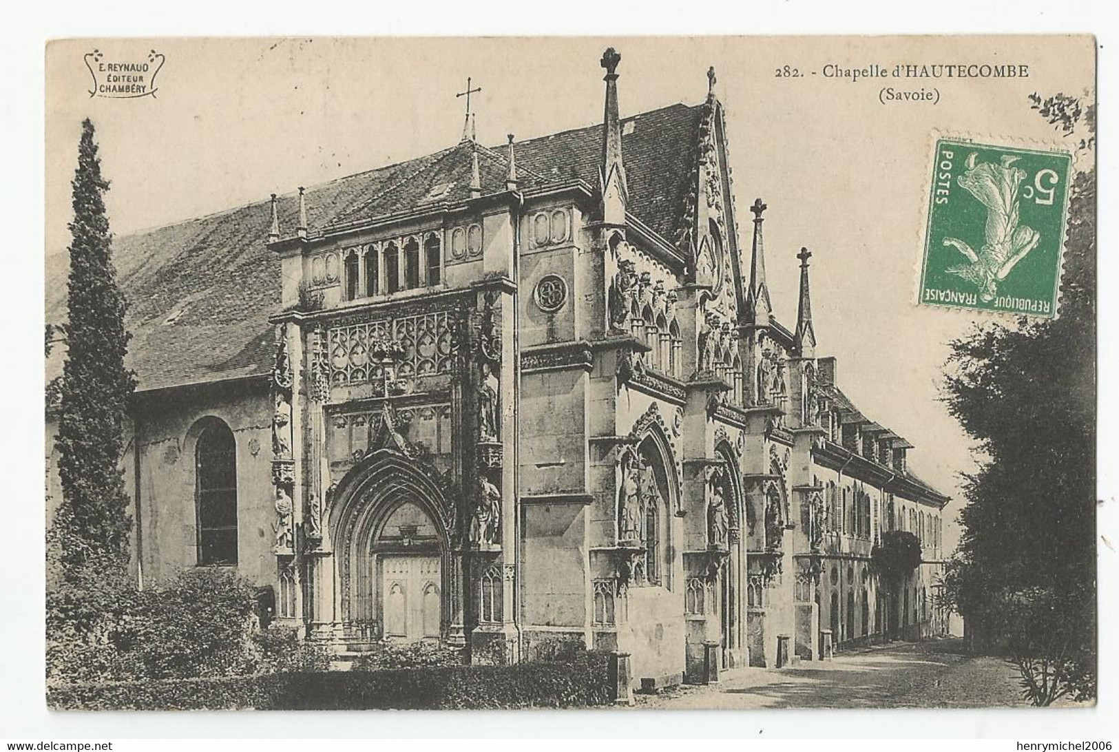 73 Savoie Cachet Hotel De La Dent Du Chat Station Climatique Par Le Bourget Du Lac , Poste Chambéry 1906 - Aix Les Bains