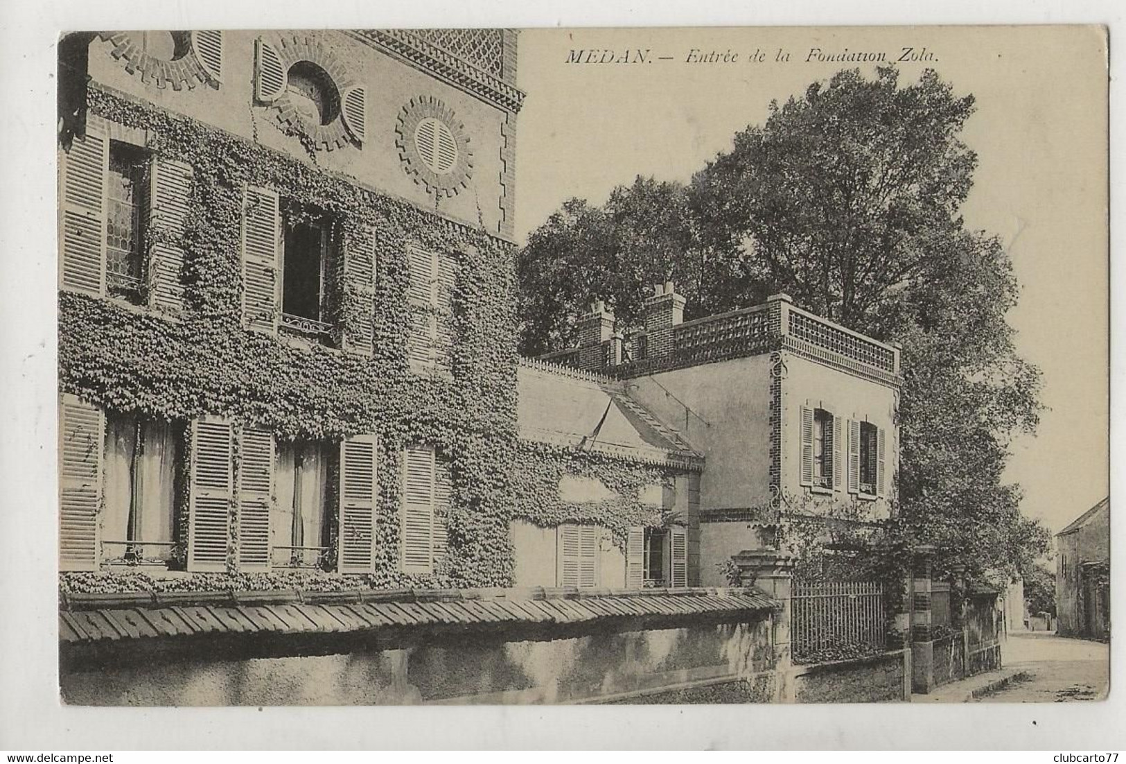 Medan (78) : La Villa De La Fondation Zola En 1910 (animé) PF. - Medan