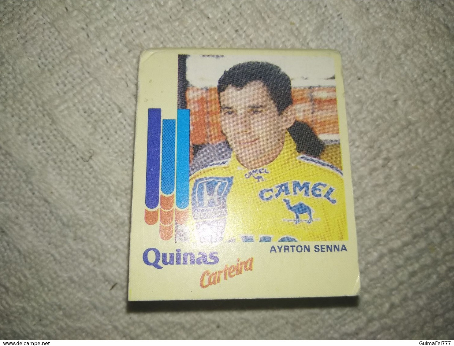 Carteira De Fósforos Portugal, Completa - Ayrton Senna - 1987 - Boites D'allumettes