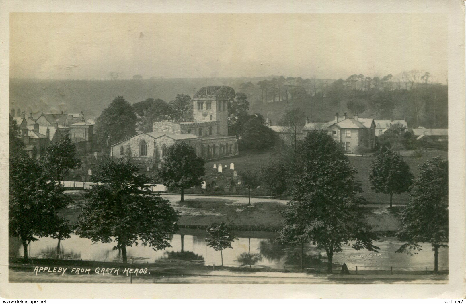 CUMBRIA - APPLEBY FROM GARTH HEADS RP Cu1401 - Appleby-in-Westmorland