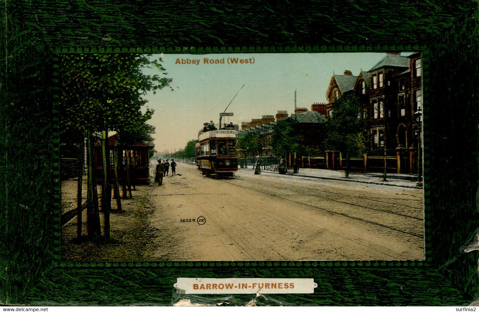 CUMBRIA - BARROW IN FURNESS - ABBEY ROAD (WEST) 1909 Cu1403 - Barrow-in-Furness