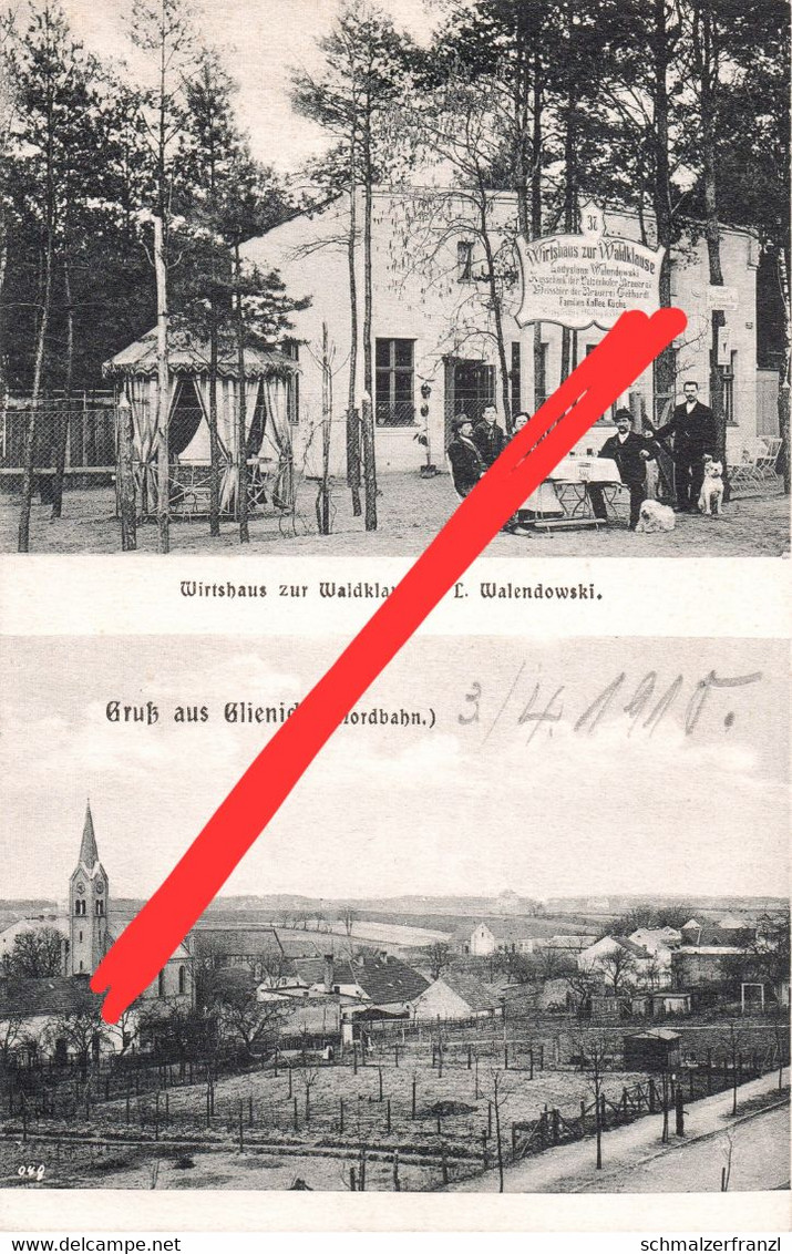 AK Glienicke Nordbahn Wirtshaus Waldklause A Schildow Mühlenbeck Hohen Neuendorf Frohnau Hermsdorf Reinickendorf Berlin - Glienicke