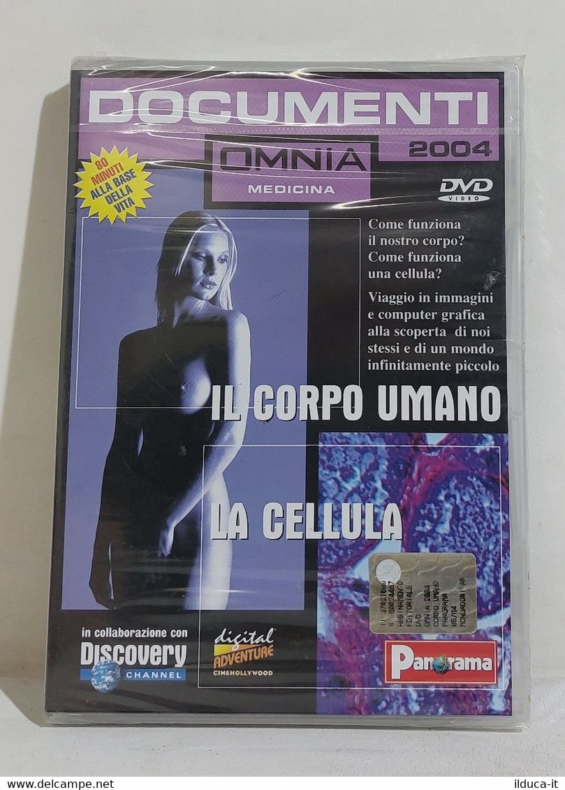 I108854 DVD - Documenti Omnia 2004 N. 5 - Il Corpo Umano / La Cellula SIGILLATO - Dokumentarfilme