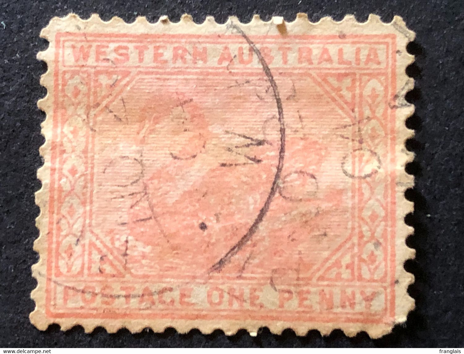 WESTERN AUSTRALIA 1902/3  SG 117 Yv 62 1d Carmine-rose - Used Stamps