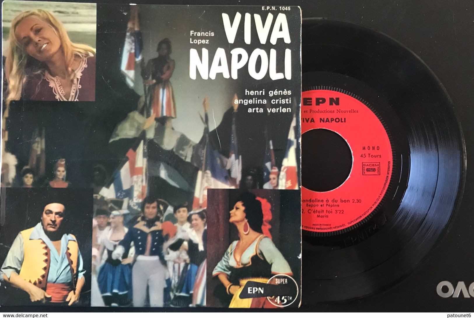 VIVA NAPOLI - Dédicacés -  Henri Génès, Angelina Cristi - Opera