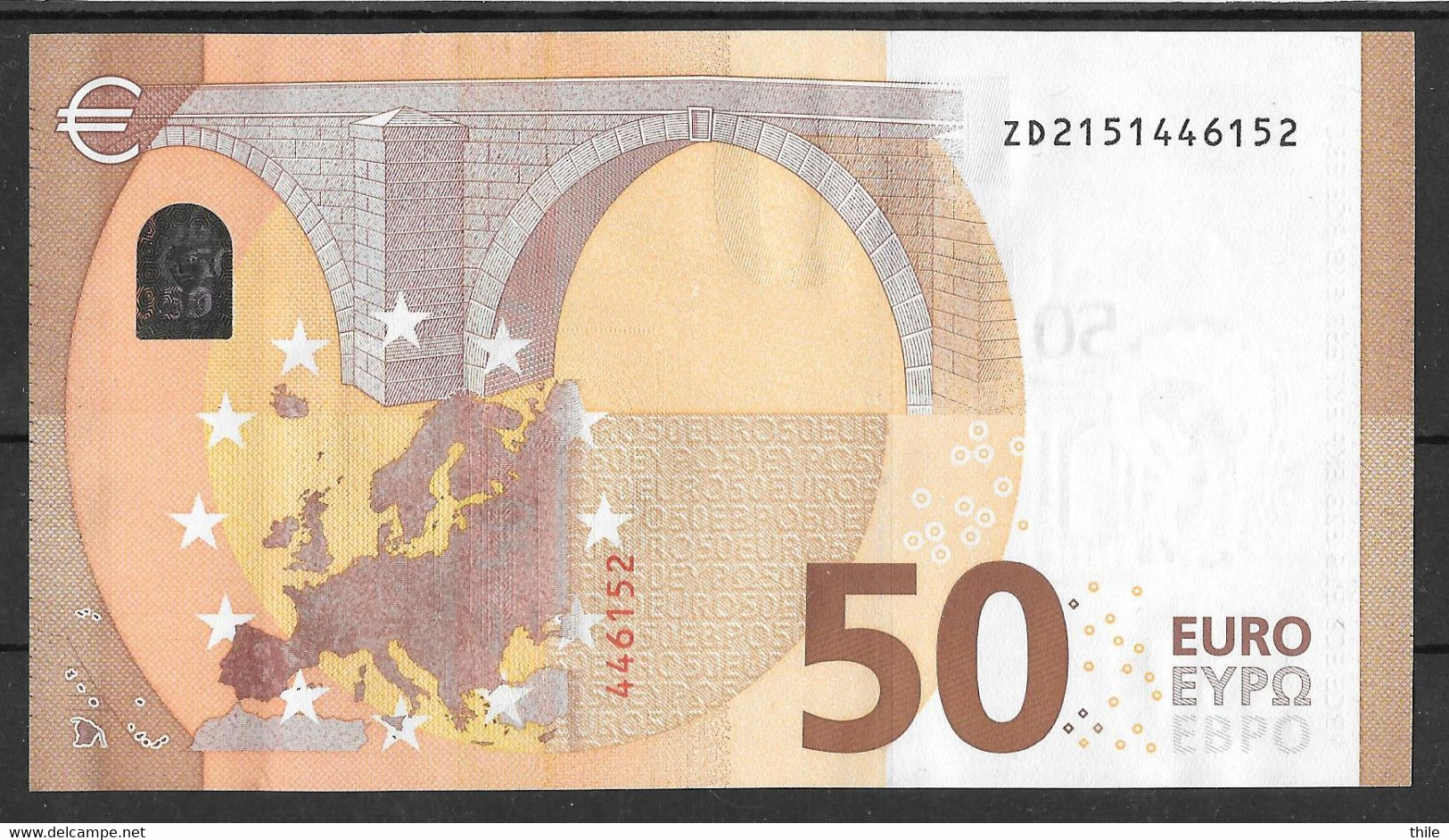 BELGIUM - 50 € - ZD - Z022 B3 - UNC - Draghi - 50 Euro