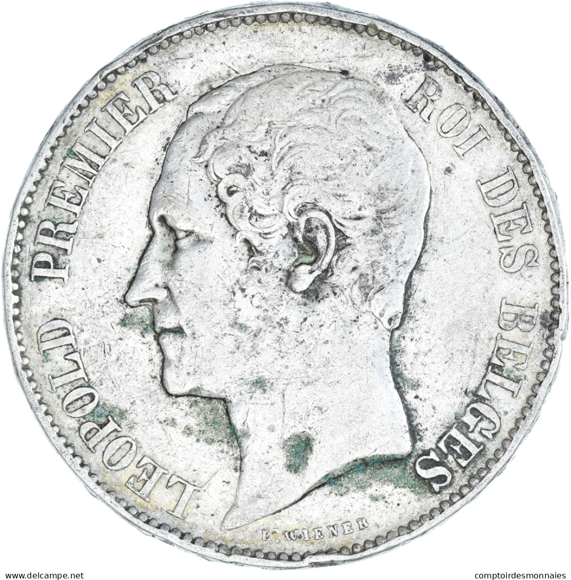 Monnaie, Belgique, Leopold I, 5 Francs, 5 Frank, 1865, TB+, Argent, KM:17 - 5 Francs