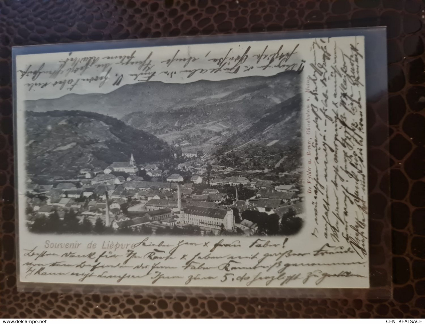 Carte LIEPVRE Vue Générale Souvenir - Lièpvre