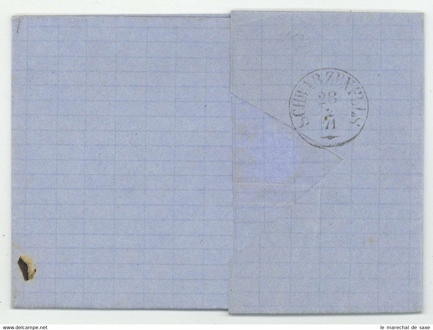 Großallmerode 1871 Nach Schwarzenfels Norddeutscher Postbezirk - Cartas & Documentos