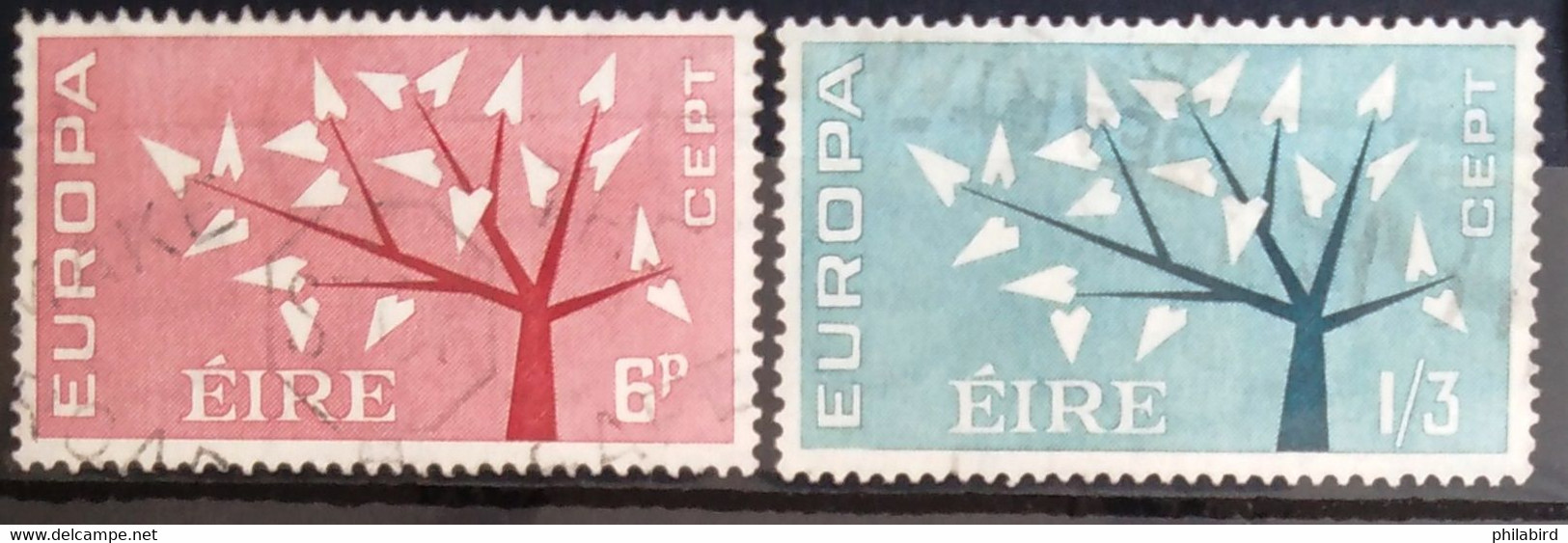 EUROPA 1962 - IRLANDE                      N° 155/156                      OBLITERE - 1962
