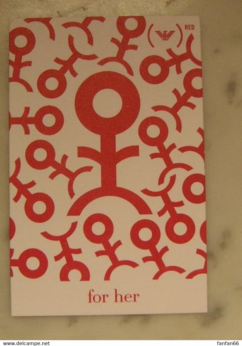 Carte Red For Him D 'Emporio Armani - Modernes (à Partir De 1961)