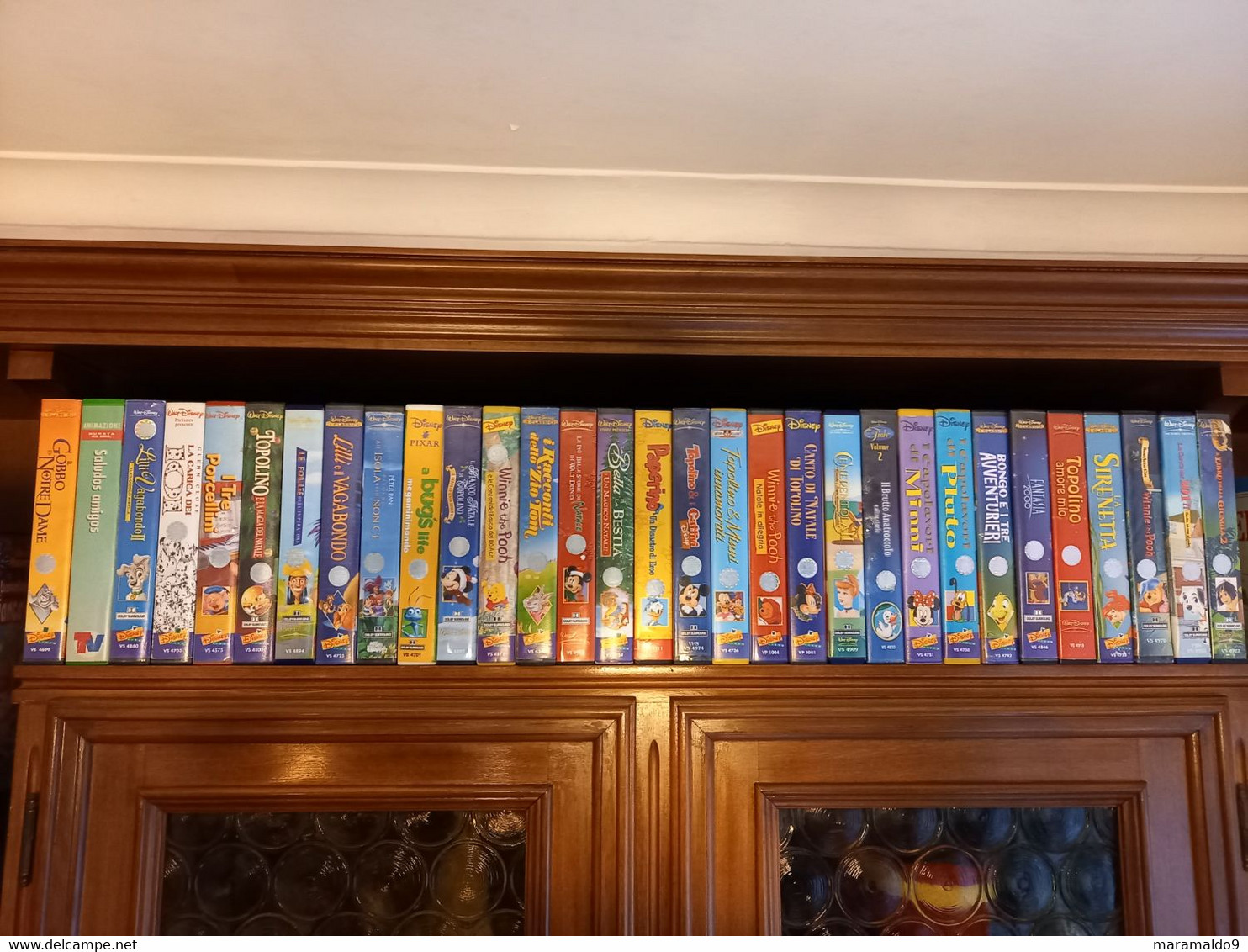 WALT DISNEY CAPOLAVORI 60 CASSETTE VHS ORIGINALI DA COLLEZIONE Funzionanti - Animatie