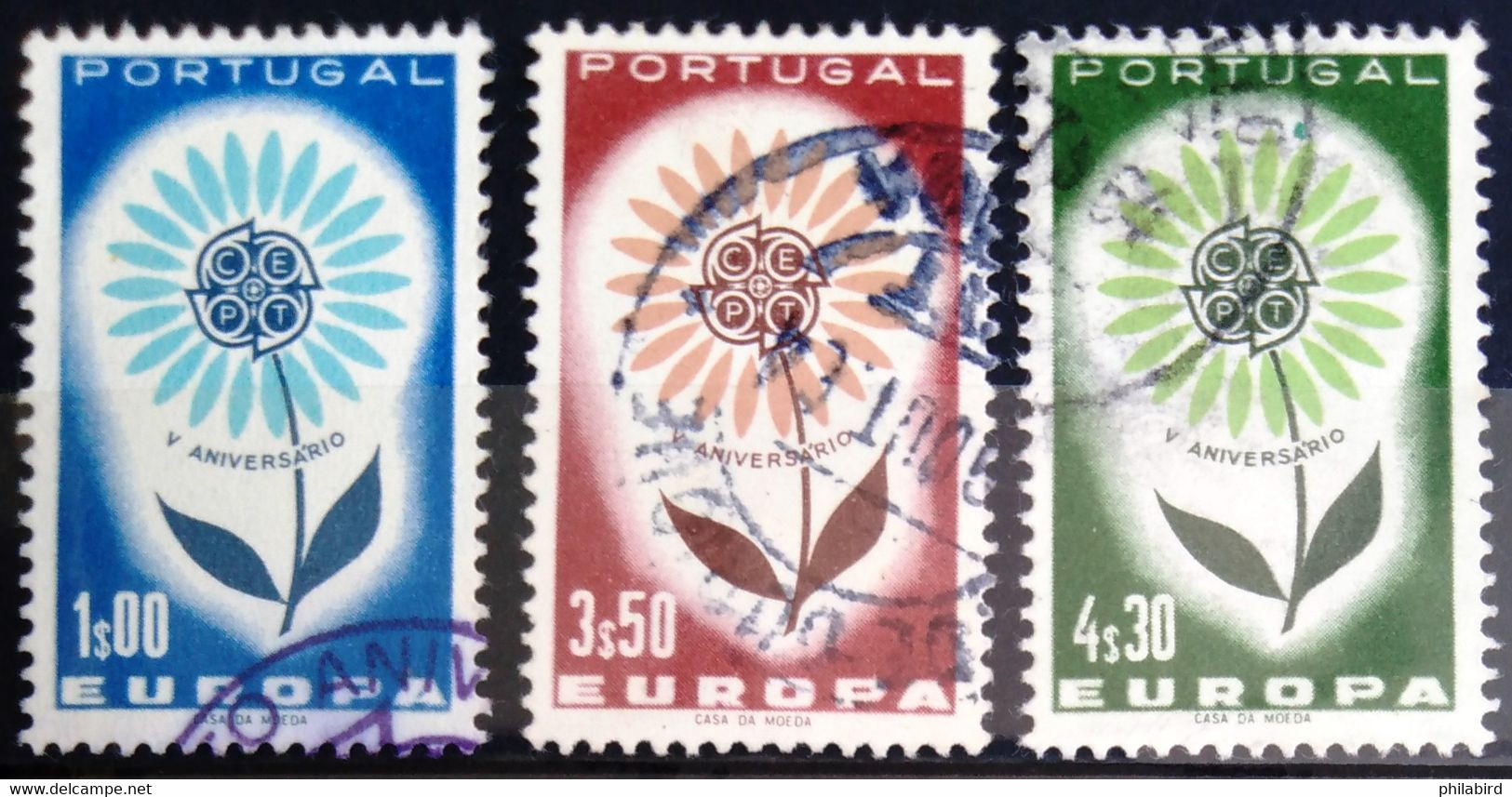 EUROPA 1964 - PORTUGAL                      N° 944/946                      OBLITERE - 1964