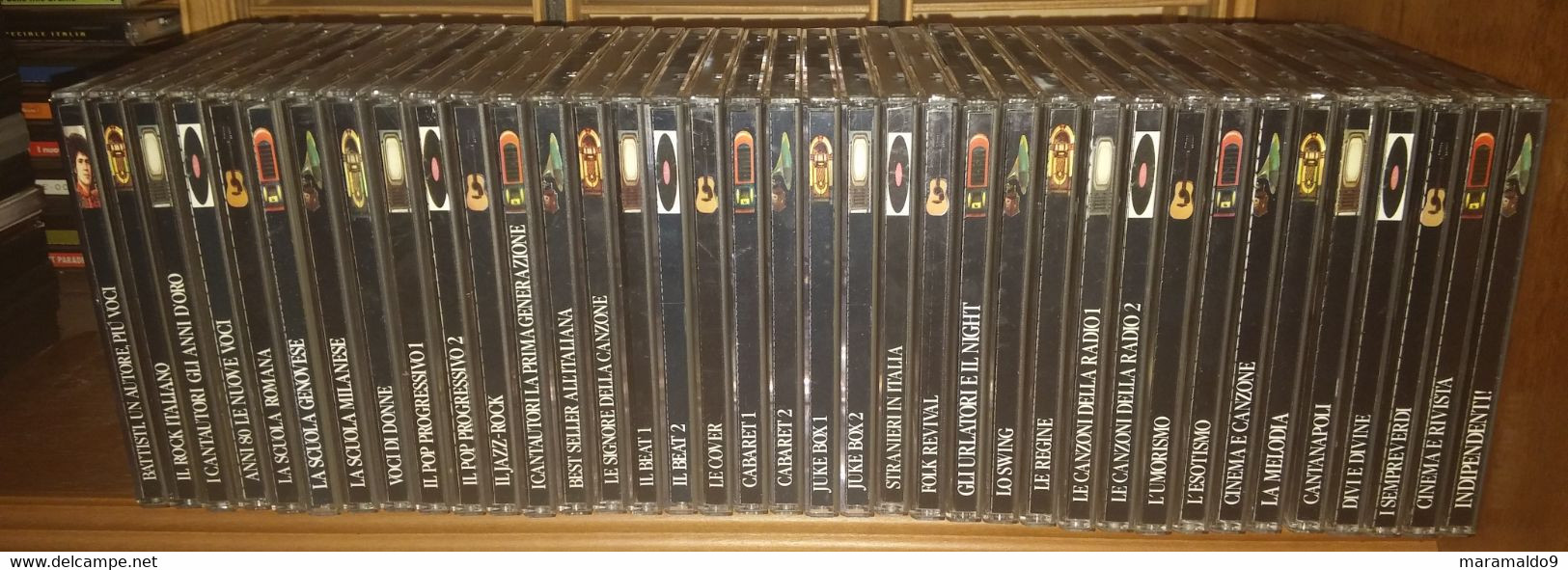 37 CD Musicali + 2 Libri Dizionario Della Canzone Italiana Curcio Di R. Arbore - Muziek DVD's