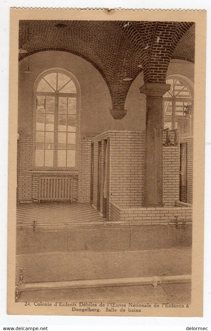 CPSM Dongelberg Près Wavre Jodoigne Belgique Belgique Colonie Enfants Débiles Salle De Bains édi Belge - Jodoigne