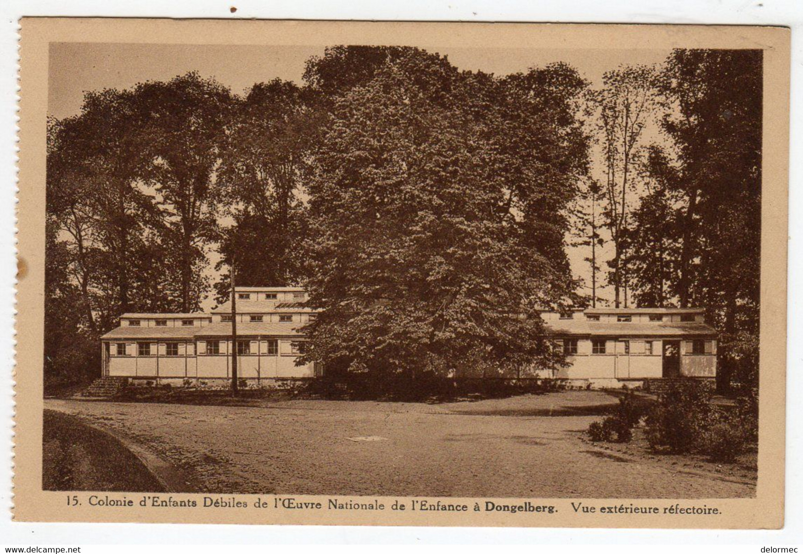 CPSM Dongelberg Près Wavre Jodoigne Belgique Belgique Colonie Enfants Débiles Vue Extérieure Réfectoire édi Belge - Jodoigne