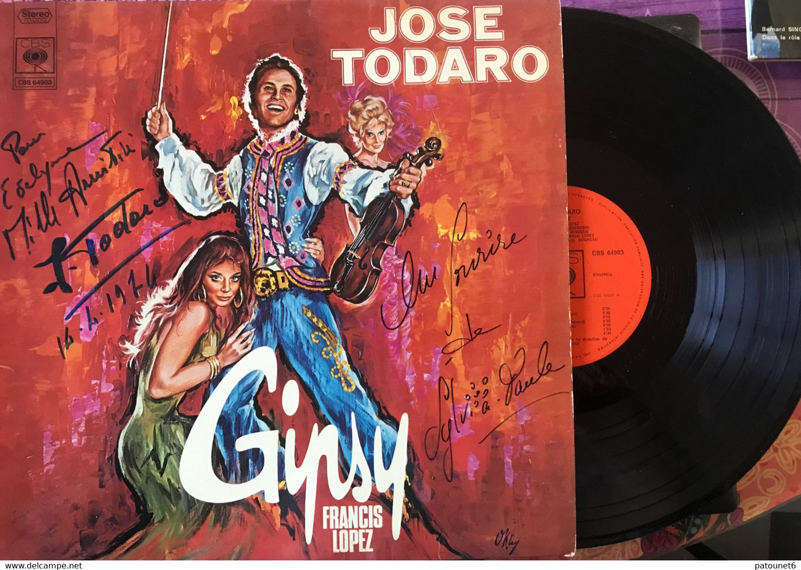 GYPSY  -  José TOADARO, Sylvia PAULE  (dédicaces) - Opera