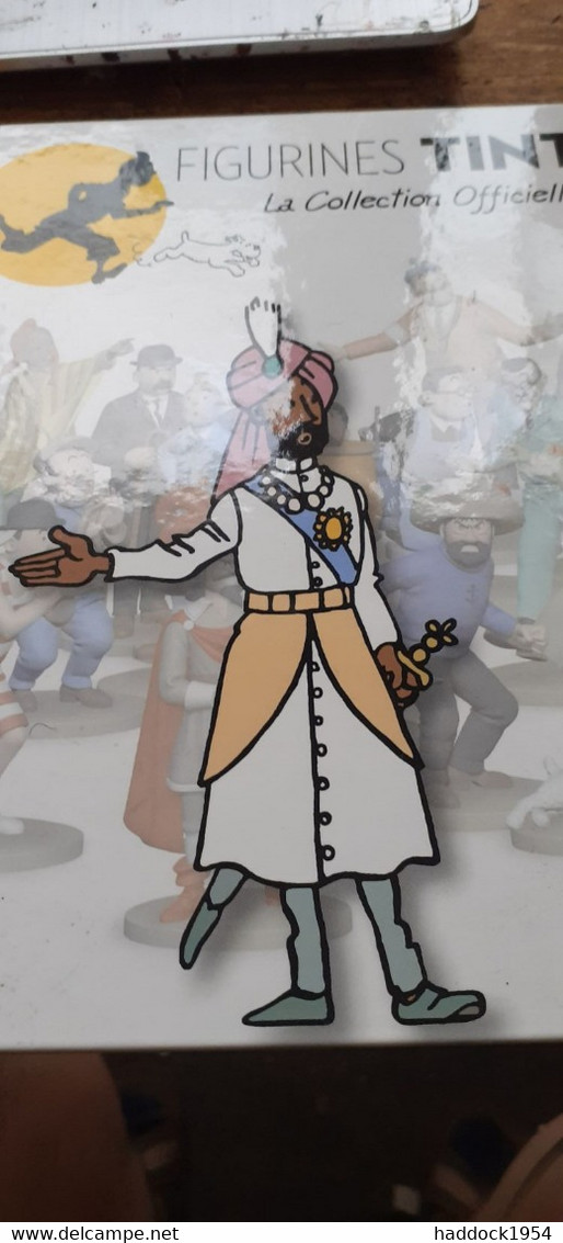 Le Maharadjah De Rawhajpoutalah  Les Cigares Du Pharaon TINTIN HERGE Moulinsart 2012 - Figuren - Kunstharz