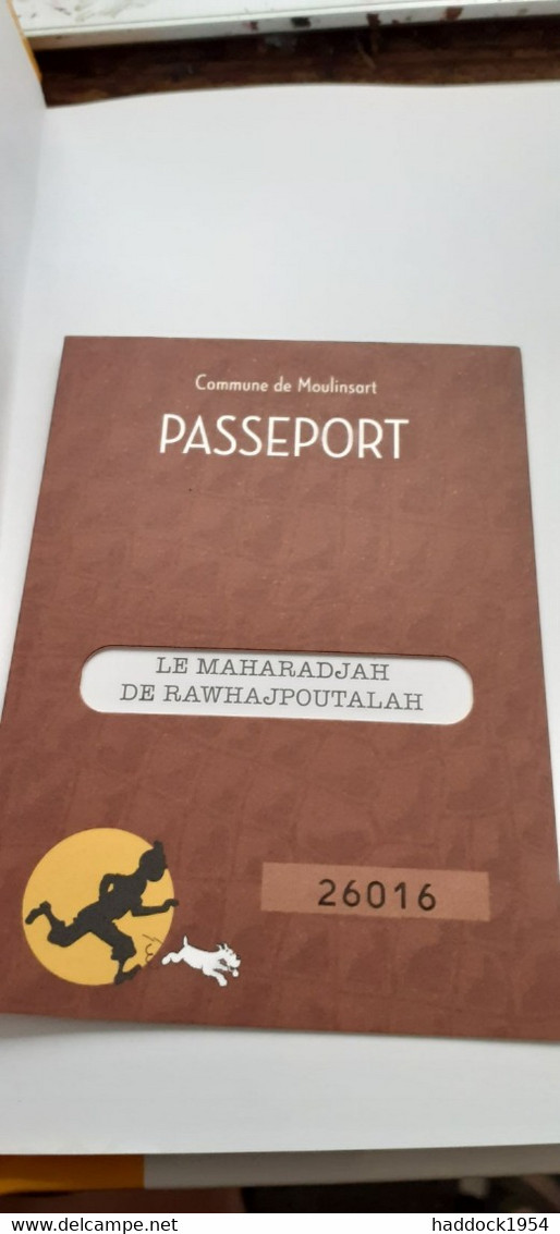 Le Maharadjah De Rawhajpoutalah  Les Cigares Du Pharaon TINTIN HERGE Moulinsart 2012 - Beelden - Hars