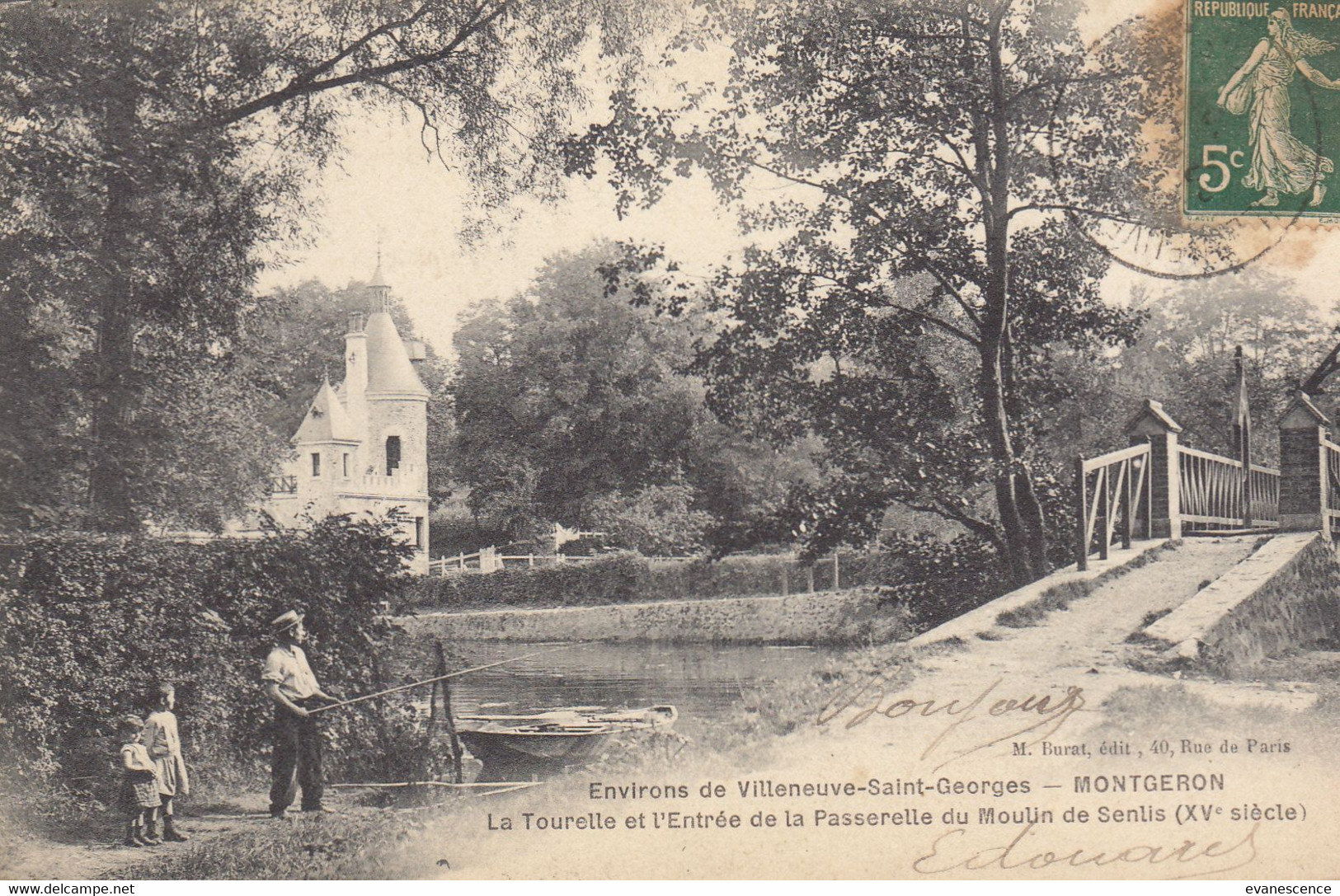 91 : Montgeron :  Passerelle Du Moulin De Senlis    ///  Ref.  Oct.  22 // N° 22.437 - Montgeron