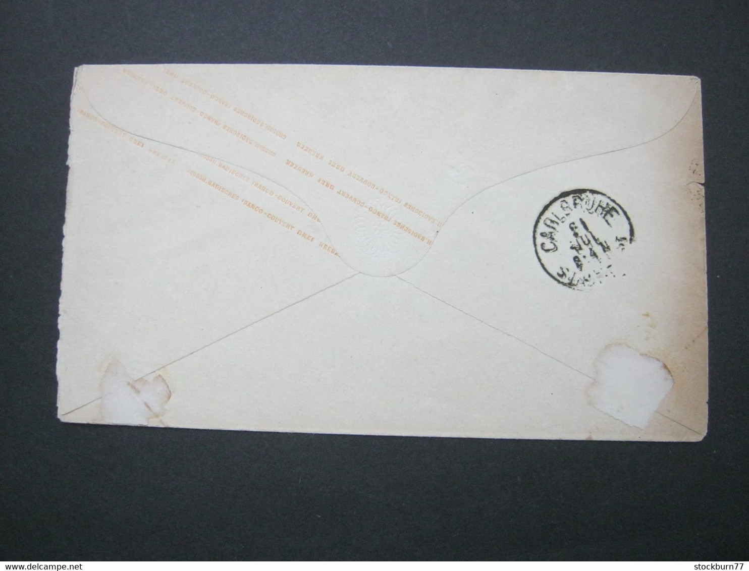 BADEN , Ganzsache Mit Klarem Stempel : NECKARGEMÜND - Postal  Stationery