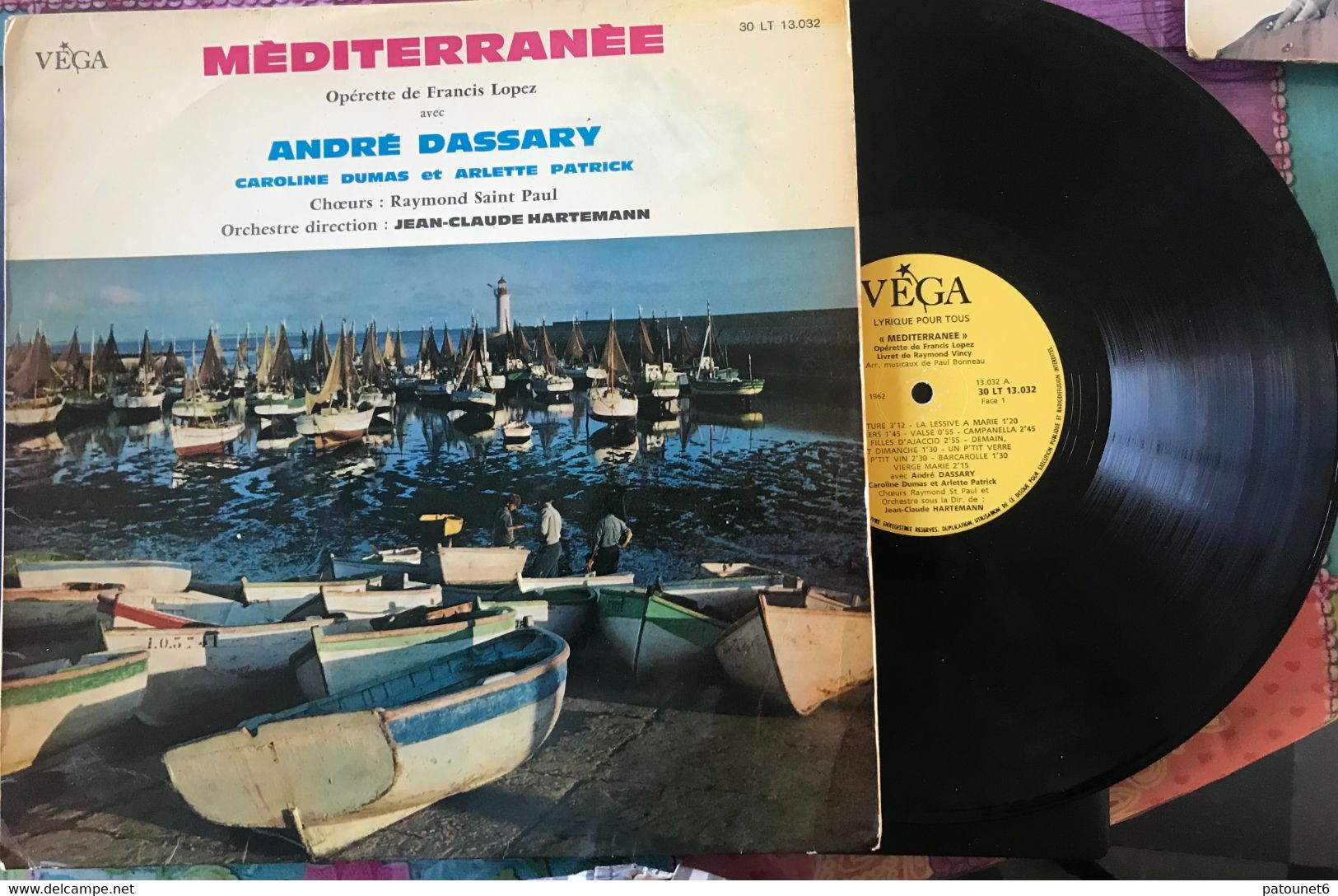 MEDITERRANEE  -  André DASSARY, Caroline DUMAS, Arlette PATRICK  (3 Dédicaces) - Opéra & Opérette