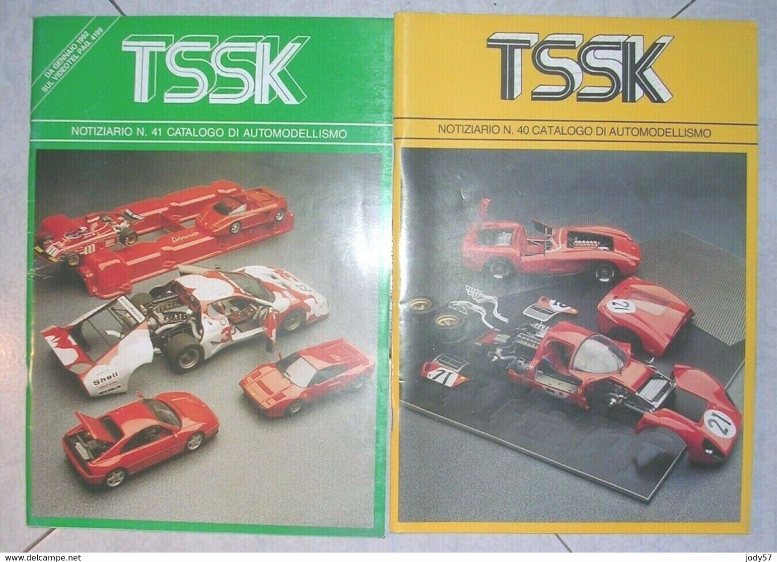 RACCOLTA TSSK CATALOGO AUTOMODELLI - EQUIPE TRON - POSTAL - MERI KITS - 1/43 - Catalogues & Prospectus