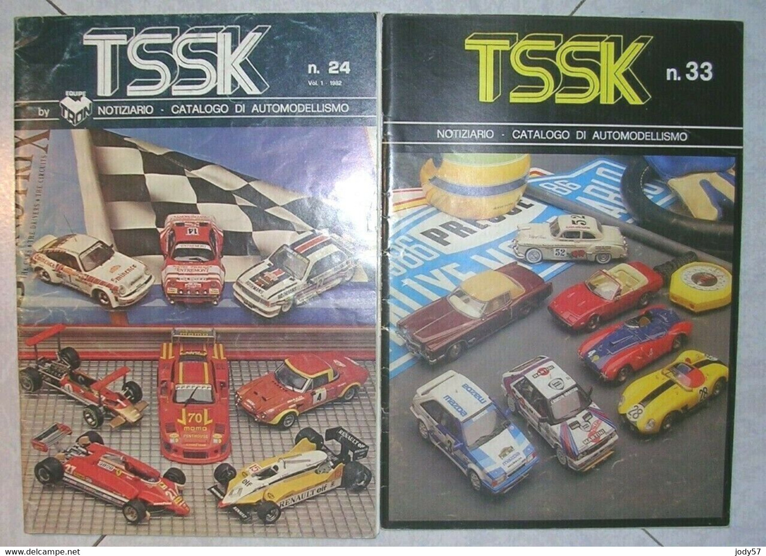 RACCOLTA TSSK CATALOGO AUTOMODELLI - EQUIPE TRON - POSTAL - MERI KITS - 1/43 - Cataloghi