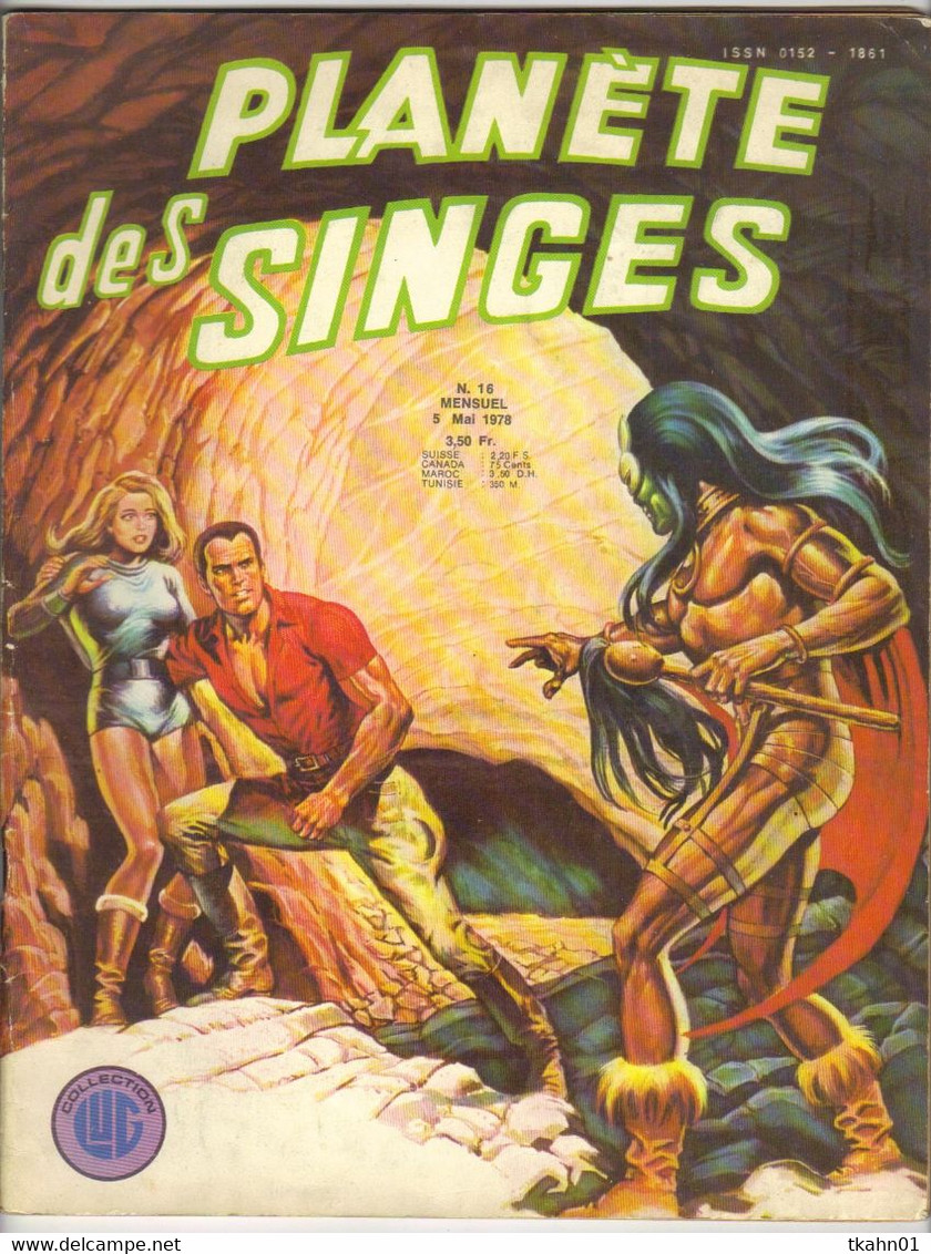 LA PLANETE DES SINGES N ° 16 " LUG " - Lug & Semic