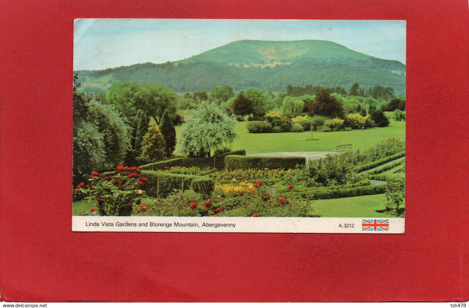 PAYS DE GALLES----ABERGAVENNY---Linda Vista Gardens And Blorenge Mountain--voir 2 Scans - Monmouthshire