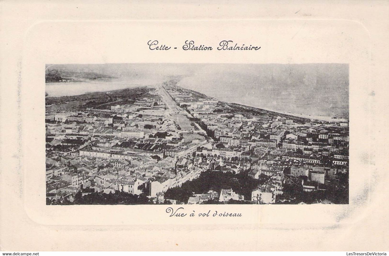 CPA FRANCE - 34 - Sète (CETTE) - Station Balnéaire - Vue à Vol D'oiseau - Sete (Cette)