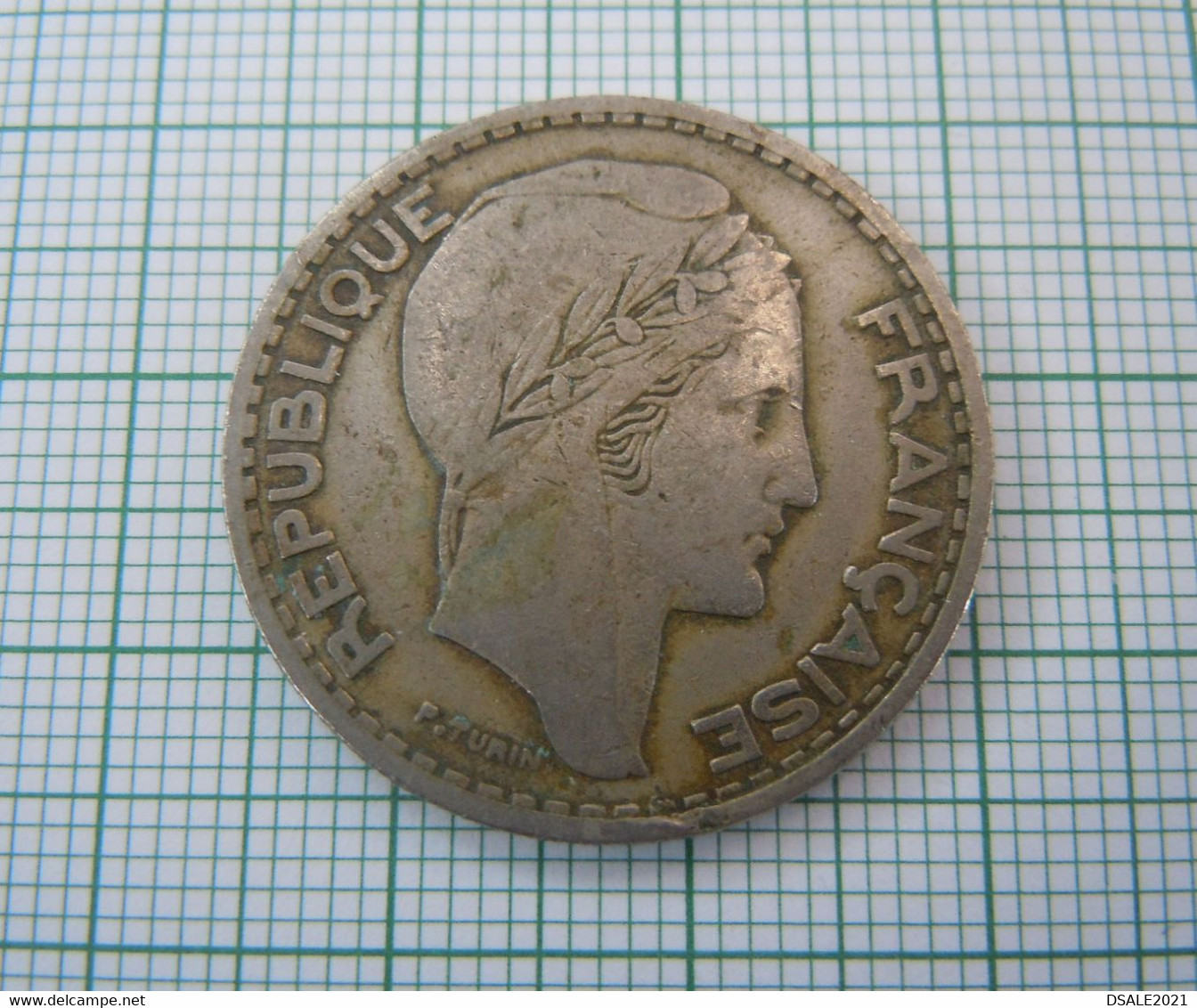 Algeria, Algerie, Monnaie, Coin, 50 Francs 1949, Copper Nickel F (ds687) - Algérie