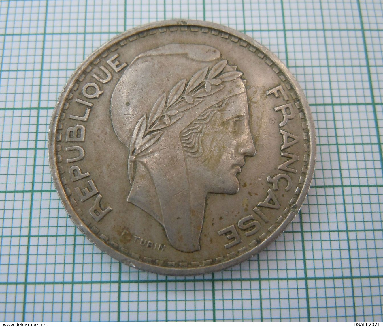 Algeria, Algerie, Monnaie, Coin, 100 Francs 1952, Copper Nickel F (ds686) - Algérie