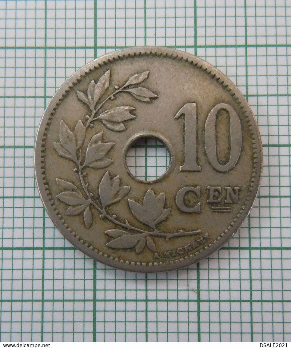 Belgium, Belgie, Belgique, Monnaie, Coin, 10 Centimes 1904, Copper Nickel F (ds692) - 10 Cent