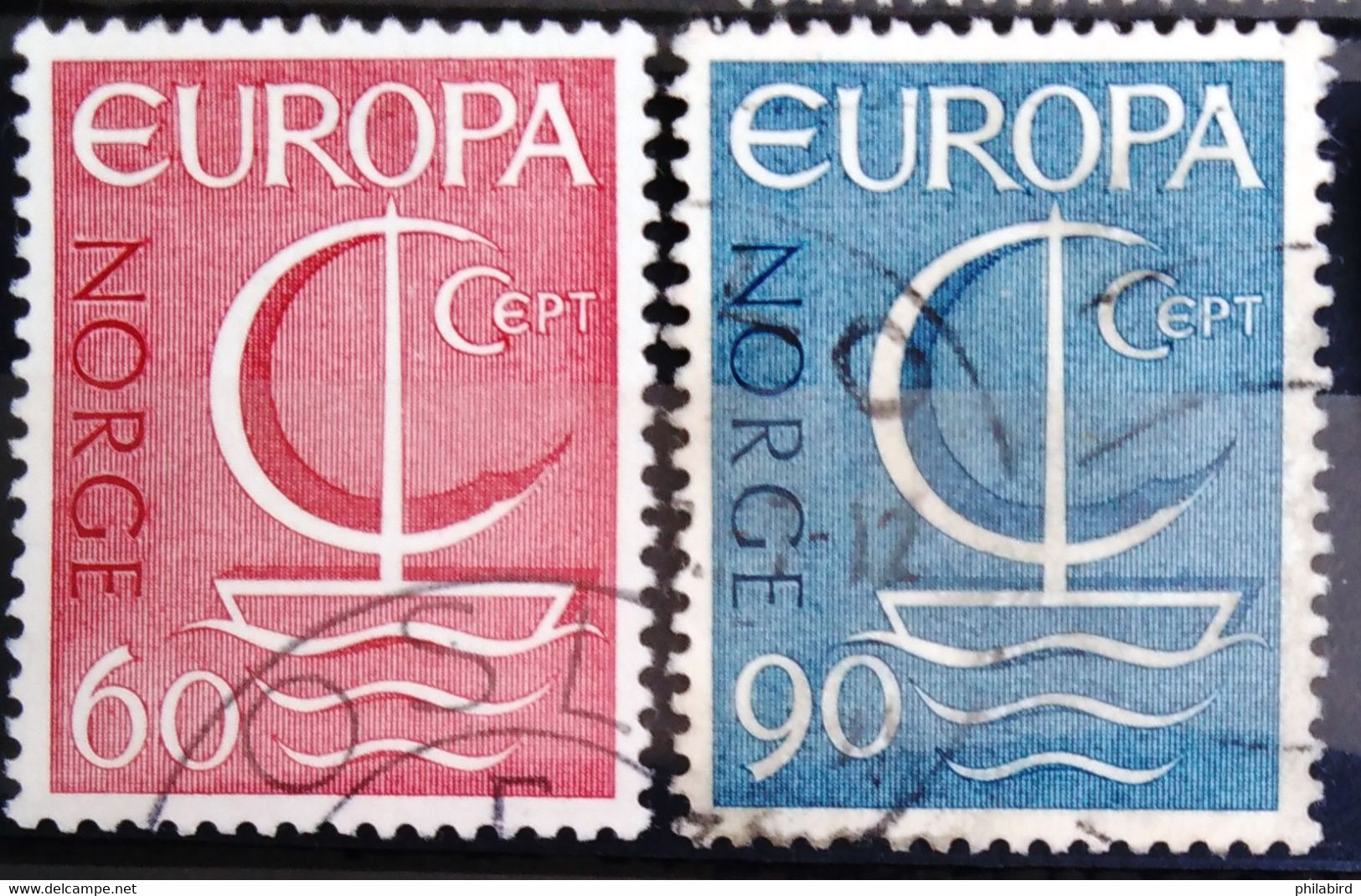 EUROPA 1966 - NORVEGE                      N° 501/502                      OBLITERE - 1966