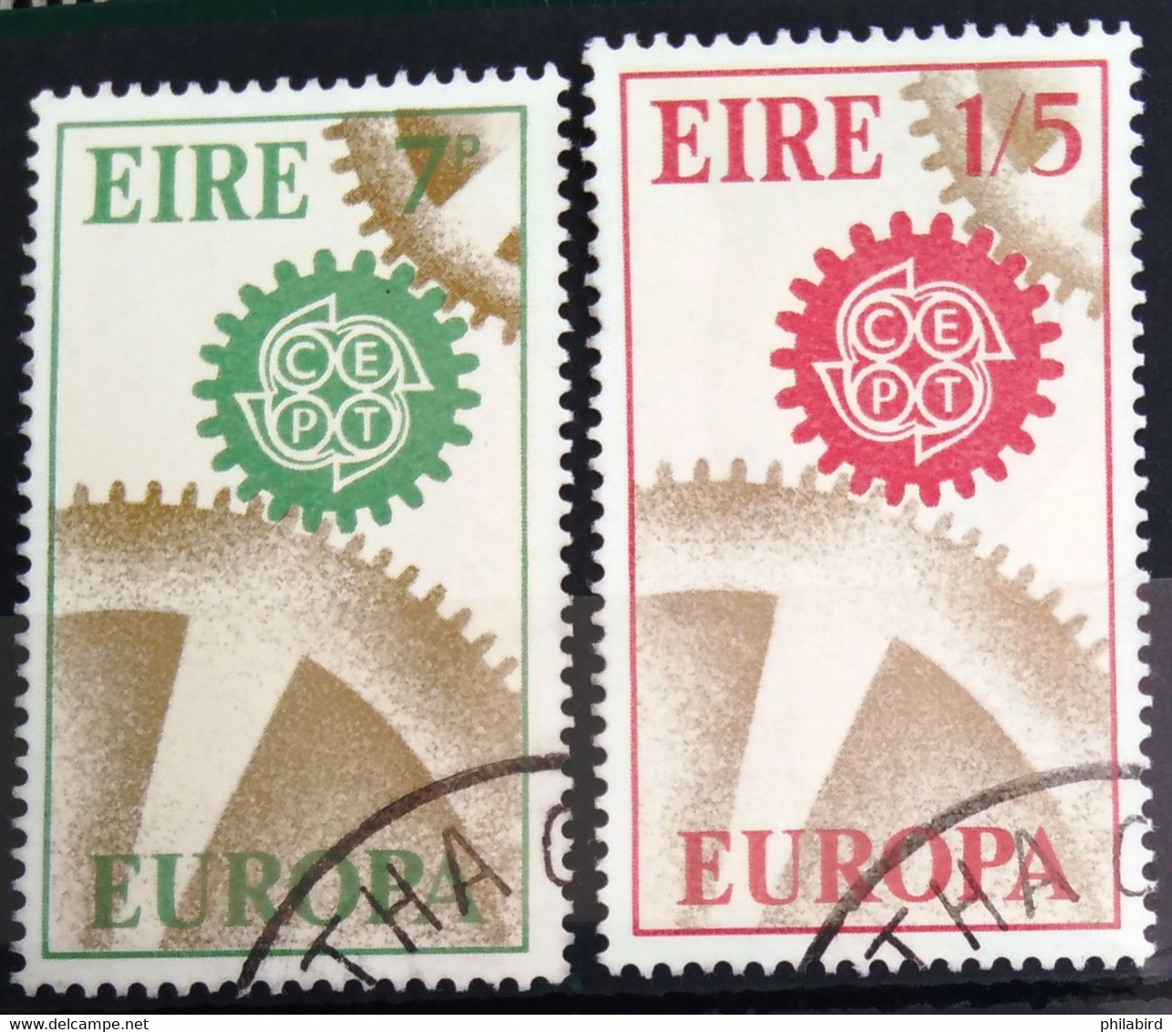 EUROPA 1967 - IRLANDE                      N° 191/192                      OBLITERE - 1967