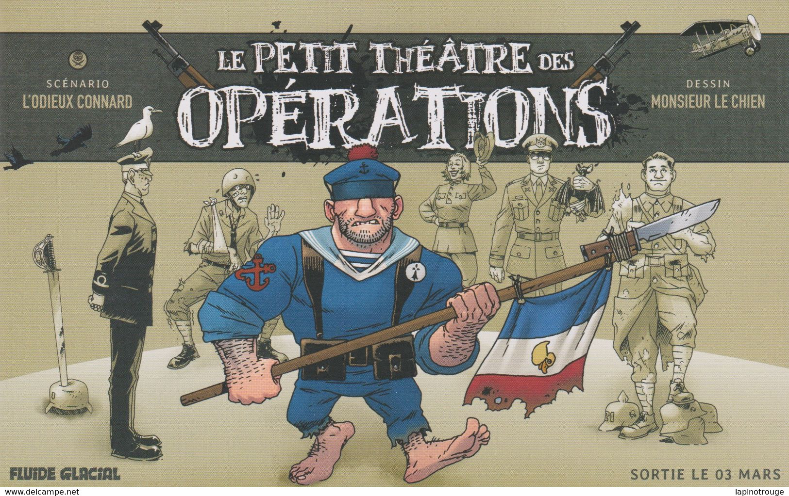 Dossier De Presse Le Petit Théâtre Des Opérations L'ODIEUX CONNARD MONSIEUR LE CHIEN 2021 - Presseunterlagen