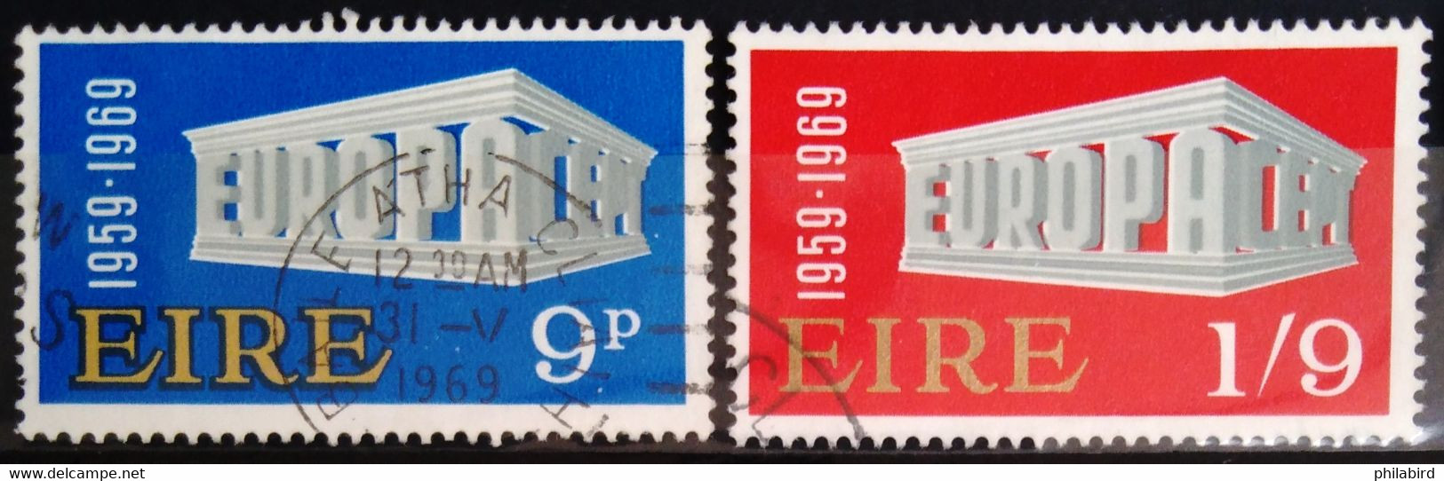 EUROPA 1969 - IRLANDE                      N° 232/233                      OBLITERE - 1969