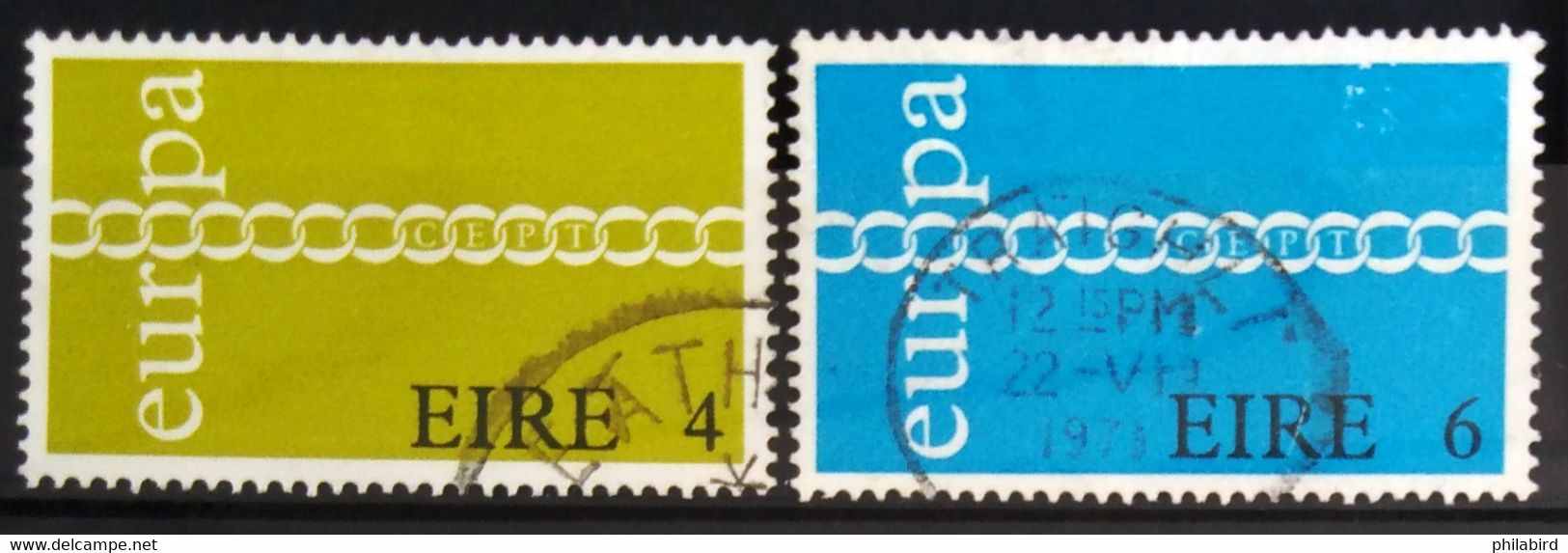 EUROPA 1971 - IRLANDE                      N° 267/268                     OBLITERE - 1971