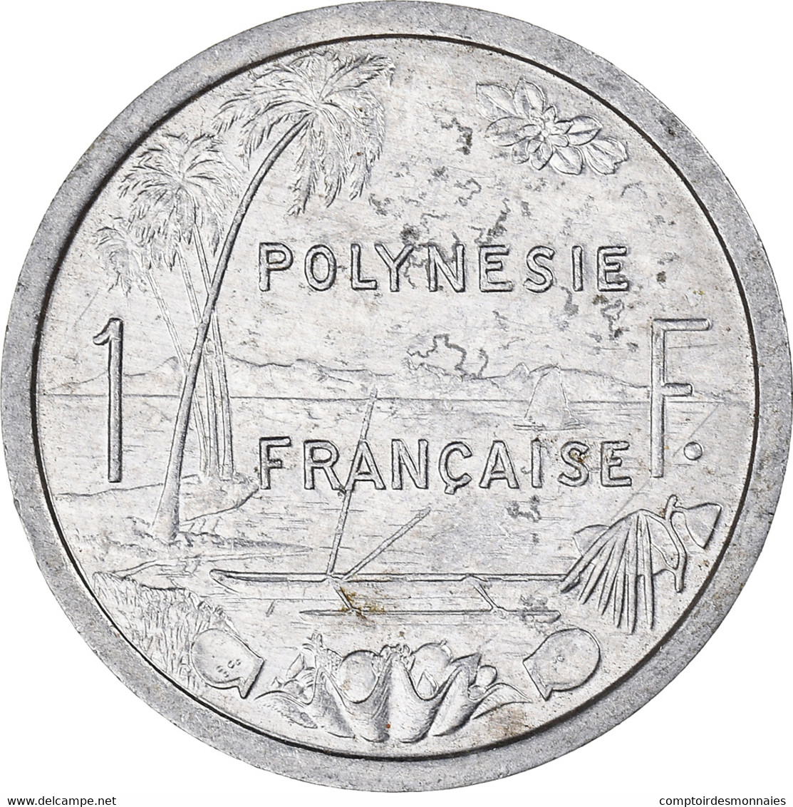 Monnaie, Polynésie Française, Franc, 1990, Paris, TTB+, Aluminium, KM:11 - Frans-Polynesië