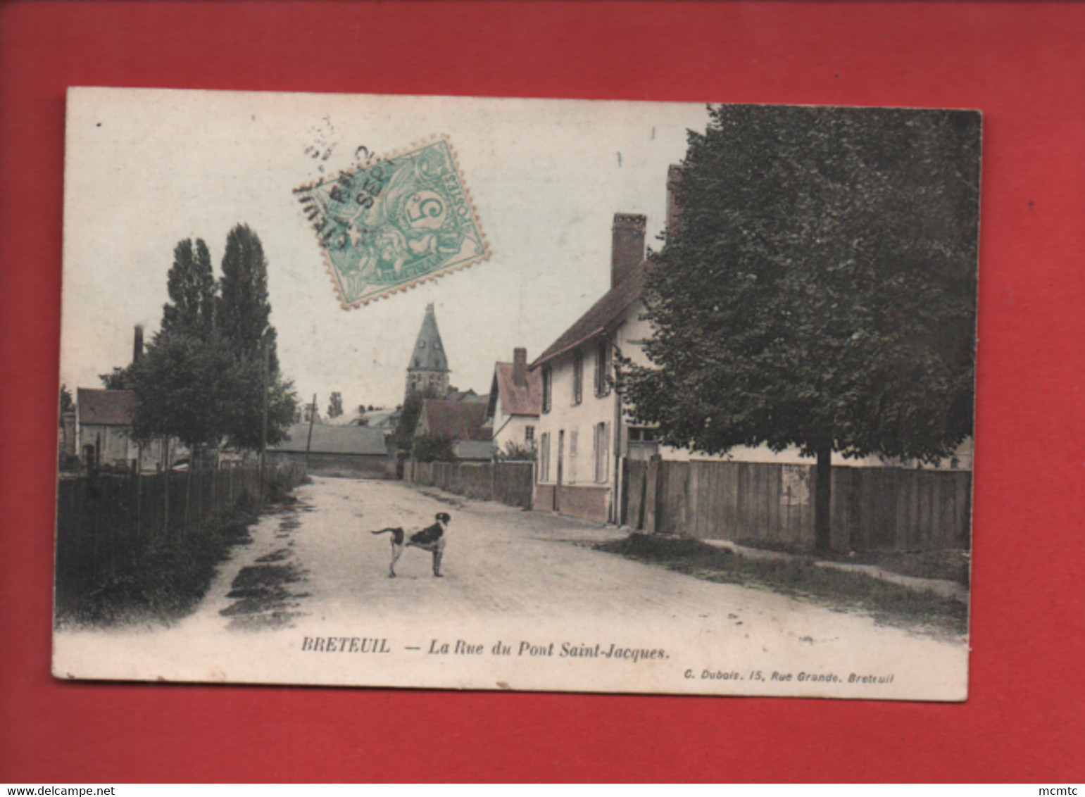 CPA  - Breteuil - La Rue Du Pont Saint Jacques - Breteuil