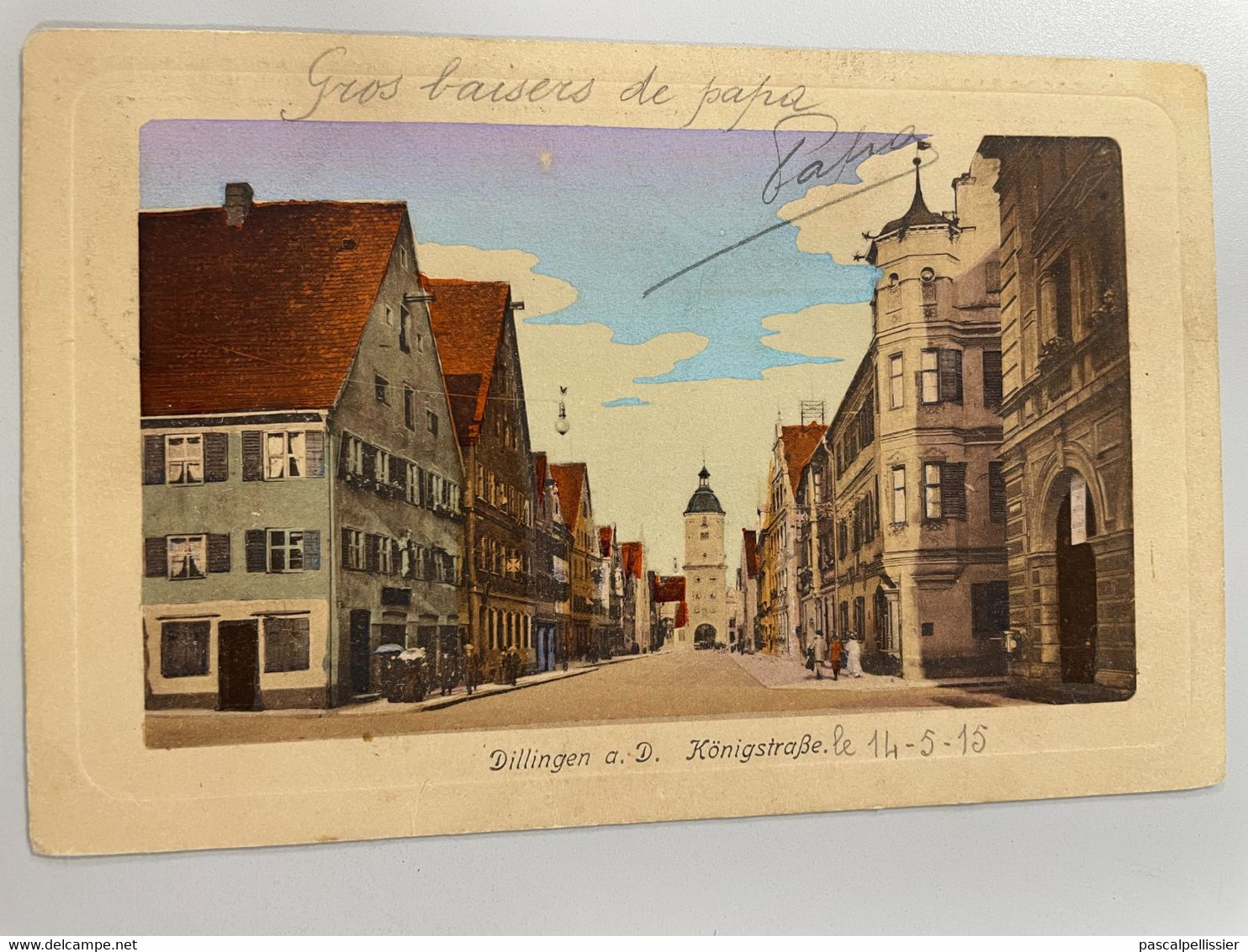 CPA - ALLEMAGNE - DILLIGEN - Konigstrabe - Jolie Carte - Dillingen