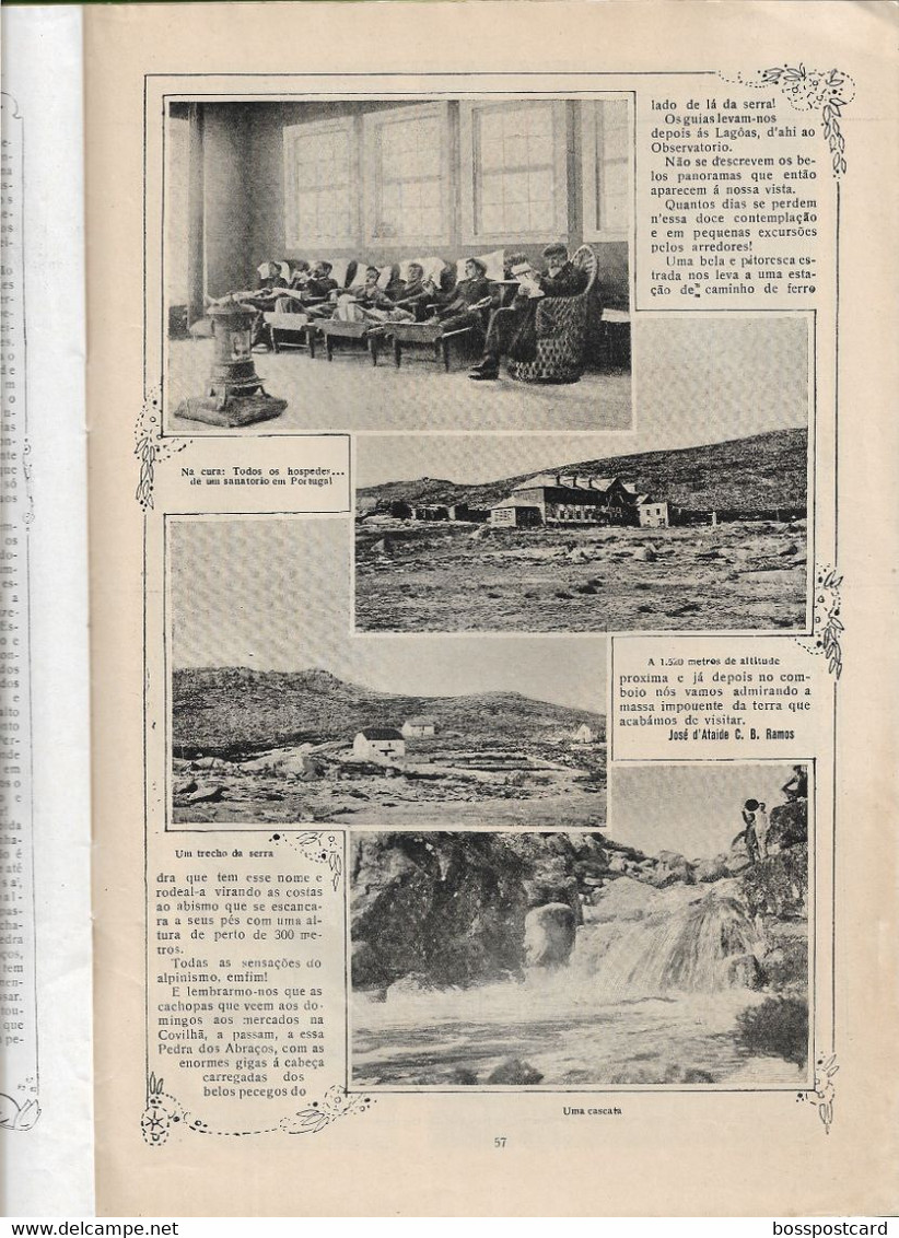 Serra Da Estrela - Lisboa - Fábrica De Moagem "Cruces & Barros -  Ilustração Portuguesa Nº 516, 1916 - Portugal - Informations Générales