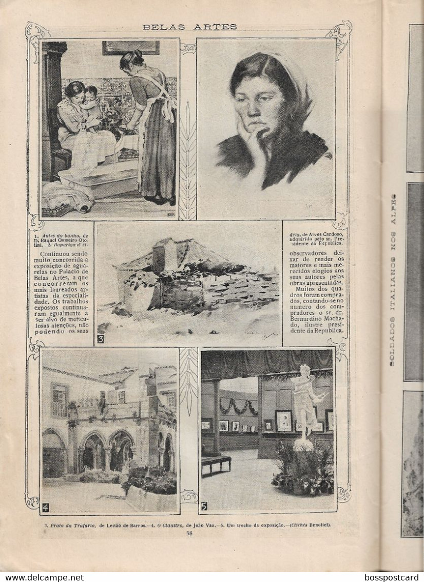 Serra Da Estrela - Lisboa - Fábrica De Moagem "Cruces & Barros -  Ilustração Portuguesa Nº 516, 1916 - Portugal - General Issues