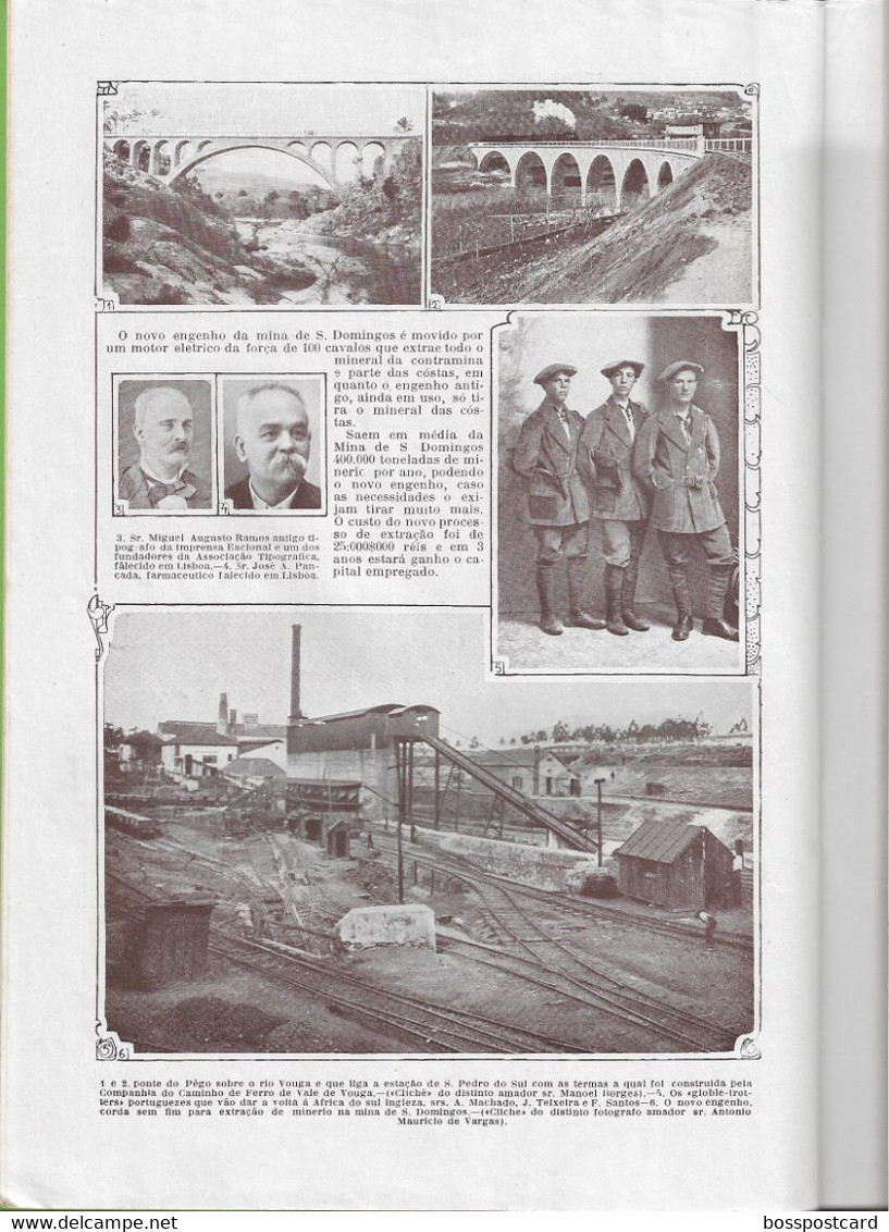 Figueira Da Foz - Buarcos - Mina De S. Domingos - Marinha Grande Porto Mine Ilustração Portuguesa Nº 425, 1914 Portugal - Informations Générales
