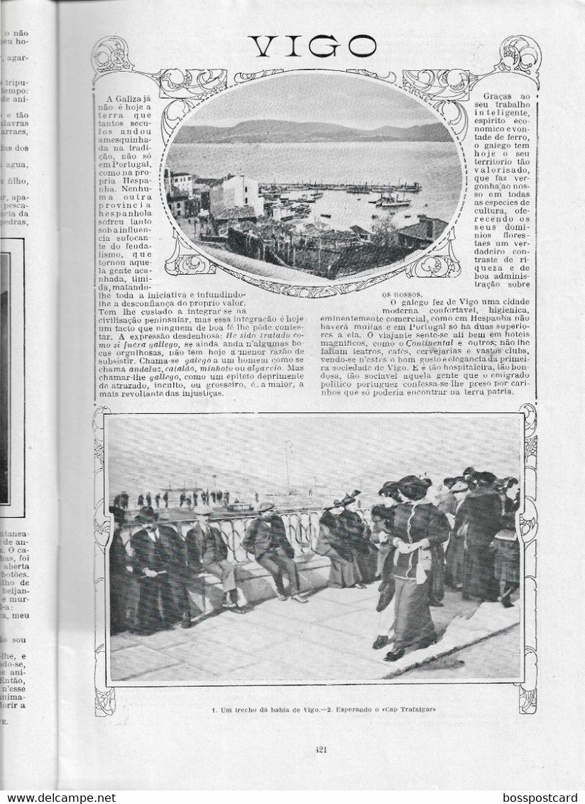 Gerês - Rio Tinto - Aveiro - Pinhel - Vigo - Ilustração Portuguesa Nº 424, 1914 - Portugal - Informaciones Generales