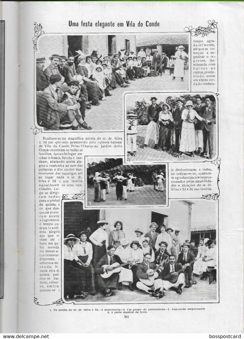 Vila Do Conde - Braga - Teatro República - Lisboa - Ilustração Portuguesa Nº 448, 1914 - Portugal - General Issues