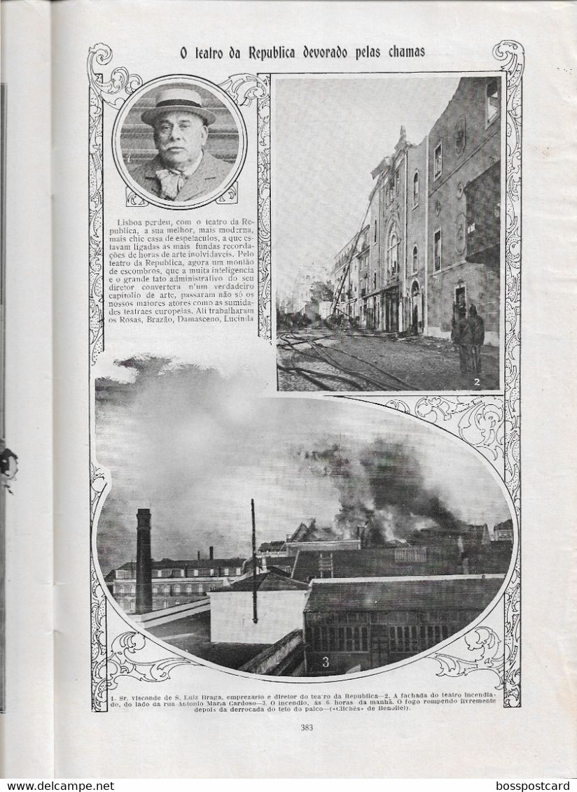 Vila Do Conde - Braga - Teatro República - Lisboa - Ilustração Portuguesa Nº 448, 1914 - Portugal - Informations Générales