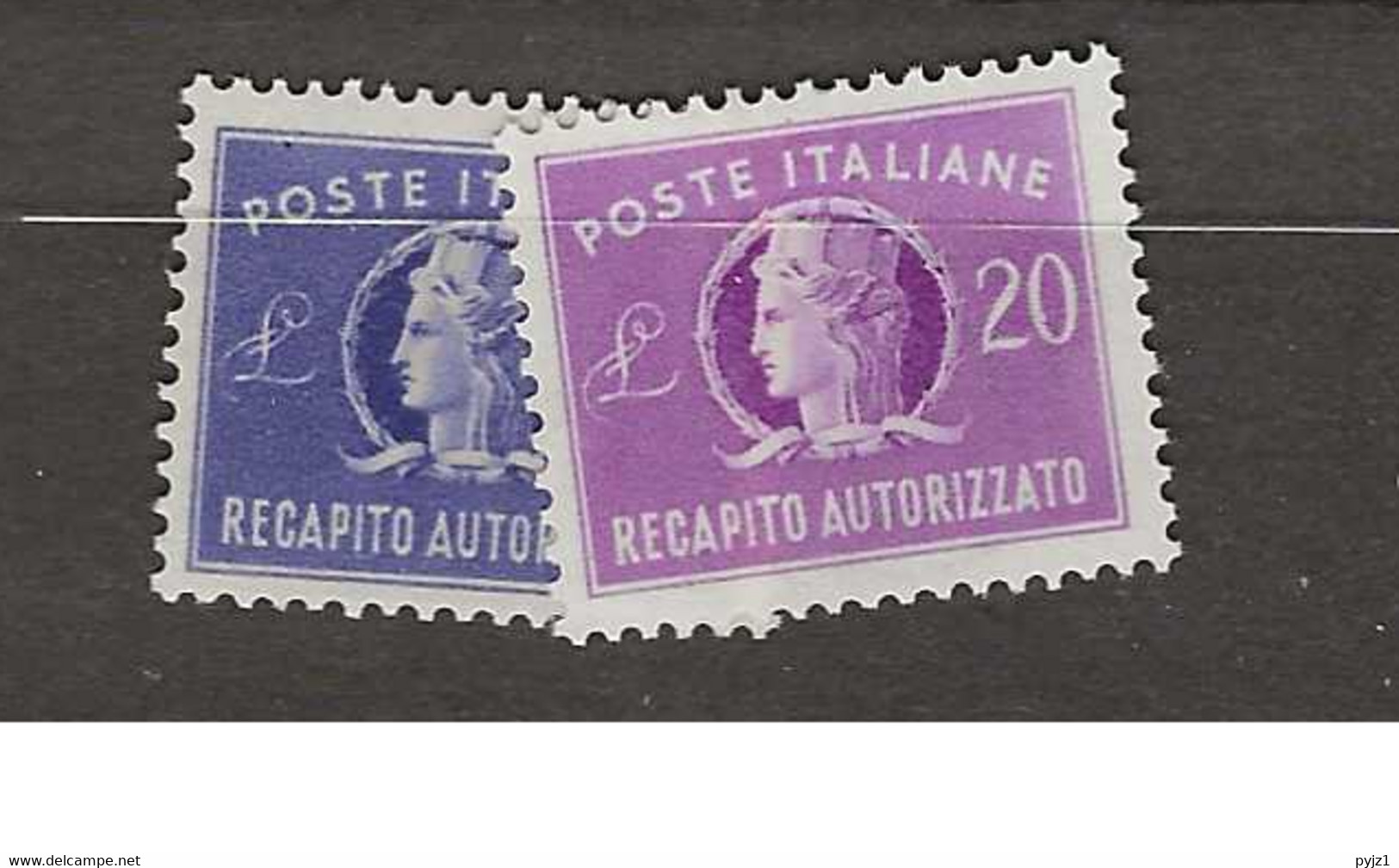 1949 Italy Briefzustellung Mi 10-11 Postfris** - Colis-concession