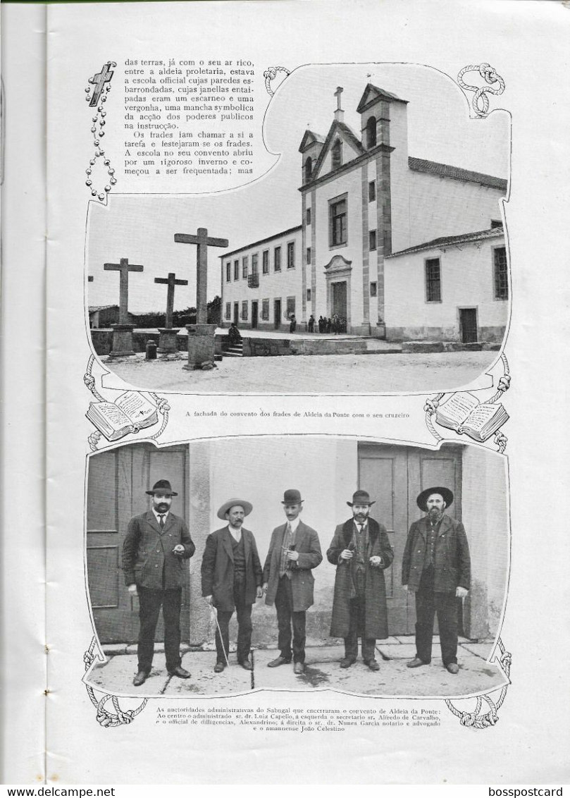 Aldeia Da Ponte - Póvoa De Varzim - Caminho De Ferro - Railway - Train - Ilustração Portuguesa Nº 242, 1910 - Portugal - Informations Générales
